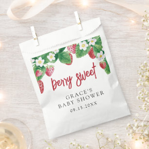 Summer Strawberry Baby Dusche Geschenktütchen