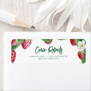 Summer Strawberry Baby Shower Berry Sweet Address