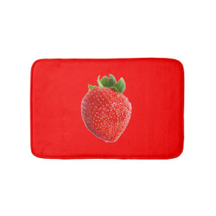 Summer Strawberry Badematte