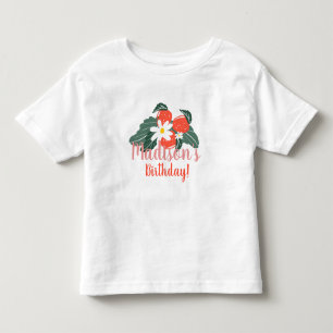 Summer Strawberry Birthday Party Kleinkind T-shirt