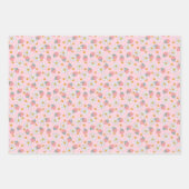 Summer Strawberry Blume Tropical Blätter (Vorderseite)