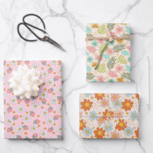 Summer Strawberry Blume Tropical Blätter