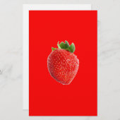 Summer Strawberry Briefpapier (Vorne/Hinten)