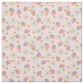 Summer Strawberry Daisy Floral  Stoff (Muster)