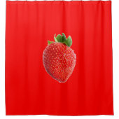 Summer Strawberry Duschvorhang (Vorderseite)