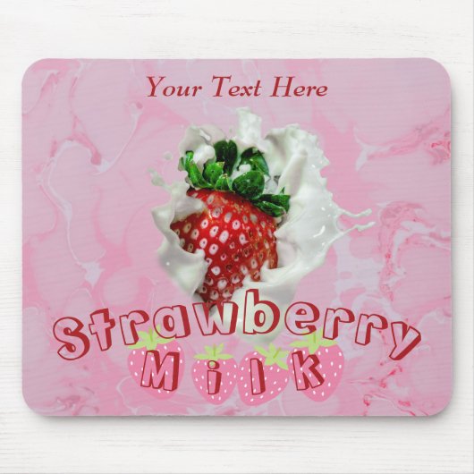 Summer Strawberry Frucht Niedlich Japanisch Kawaii Mousepad (Vorne)