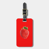 Summer Strawberry Gepäckanhänger (Vorderseite vertikal)