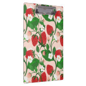 Summer Strawberry in Pink Klemmbrett (Rechts)