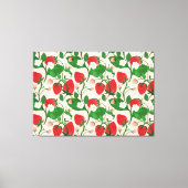 Summer Strawberry in Pink Leinwanddruck (Vorderseite)