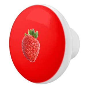 Summer Strawberry Keramikknauf