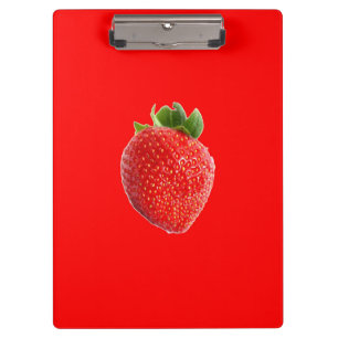 Summer Strawberry Klemmbrett