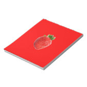 Summer Strawberry Notizblock (Rotiert)
