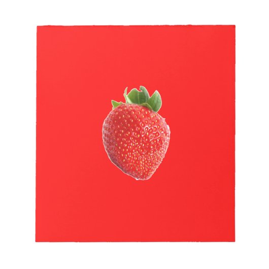 Summer Strawberry Notizblock (Vorderseite)