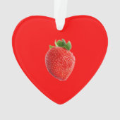 Summer Strawberry Ornament (Rückseite)