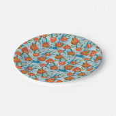 Summer Strawberry Paper Party Teller (Schrägansicht)