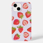 Summer Strawberry Pattern Case-Mate iPhone Hülle (Rückseite)
