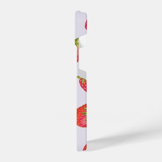 Summer Strawberry Pattern iPhone Hülle (Linke Seite)