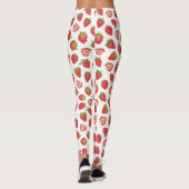 Summer Strawberry Pattern Leggings (Rückseite)