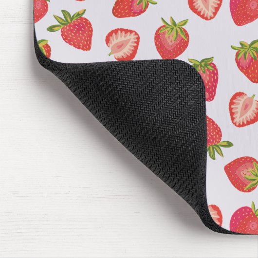 Summer Strawberry Pattern Mousepad (Ecke)