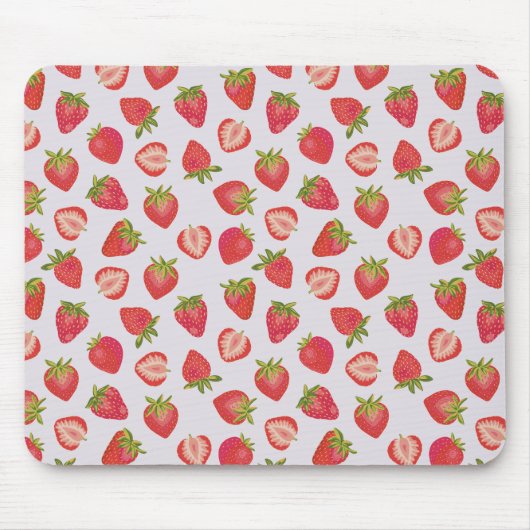 Summer Strawberry Pattern Mousepad (Vorne)
