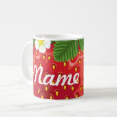 Summer Strawberry Personalisiert Coffee Tasse, Cup Kaffeetasse (Vorderseite Links)
