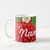 Summer Strawberry Personalisiert Coffee Tasse, Cup Kaffeetasse (Links)