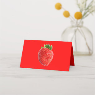 Summer Strawberry Platzkarte