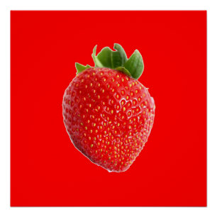 Summer Strawberry Poster