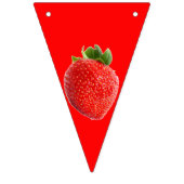 Summer Strawberry Wimpelkette (Zweite Fahne)