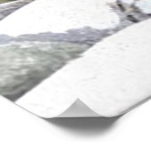 Summer Stream Foto Ruhe Friedliche Szene Poster (Ecke)