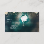 Summer String Lights Chic Ein Freund Client Empfehlungskarte (Rückseite)