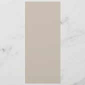 Summer String Lights Wedelmenü Card Menükarte (Rückseite)