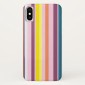 Summer Stripes iApple iPhone X, selten dort Case-Mate iPhone Hülle (Rückseite)