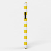 Summer Stripes Lemon Yellow iPhone, Plus, Pro Case (Hinten/Rechts)