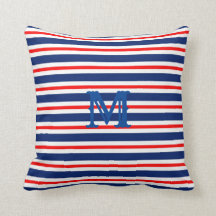 Summer Stripes Mit Monogramm Ocean