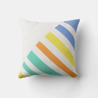 Summer Stripes Throw Kissen