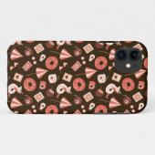 Summer Stuff Chocolate Brown Hintergrund Case-Mate iPhone Hülle (Rückseite (Horizontal))