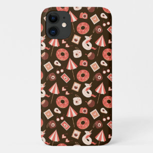 Summer Stuff Chocolate Brown Hintergrund Case-Mate iPhone Hülle