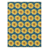 Summer Style Navy Blue mit Sonnenblumendruck Tischdecke (Vorderseite)