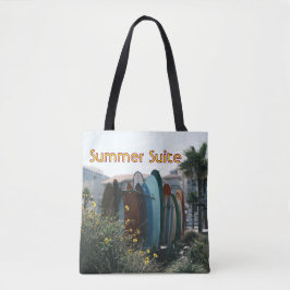 Summer Suite Surfboards & Palm Trees Tasche