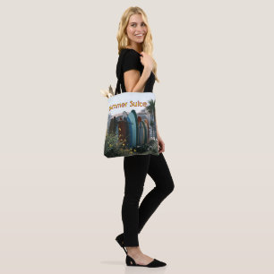Summer Suite Surfboards & Palmen Tasche