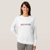 Summer Sun Beach Summer Sunset T-Shirt (Vorne ganz)
