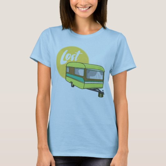 Summer Sun Caravan Lost Retro T-Shirt (Vorderseite)