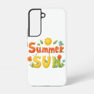 Summer Sun Illustration Samsung Galaxy Hülle