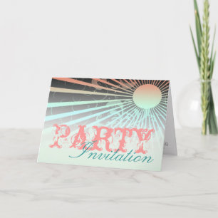 Summer Sun Party Einladung