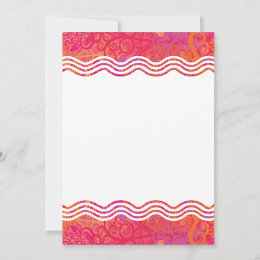 Summer Sun Party Einladung (Rückseite)