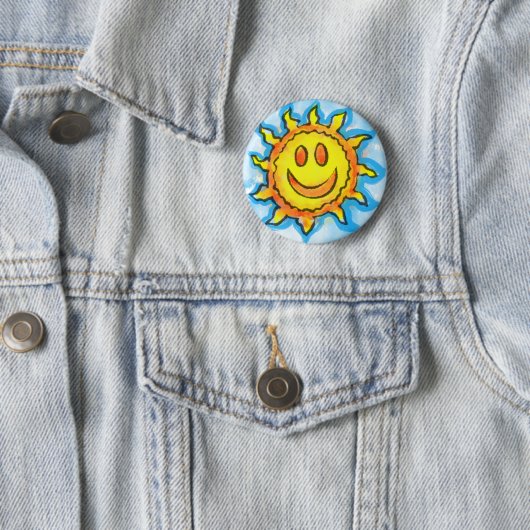 Summer Sun Smile Button (Beispiel)