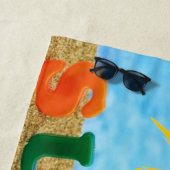 Summer Sun Starfish Beach Szene Strandtuch (Beispiel)