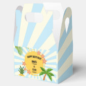 Summer Sun Thema DoppelGeburtstagsfeier Geschenkschachtel (Geöffnet)