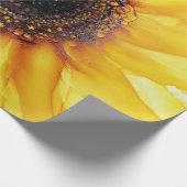 Summer Sunflower Abstrakt Wrapping Paper Sheets Geschenkpapier (Ecke)